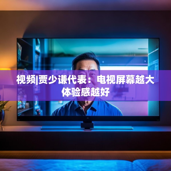 视频|贾少谦代表：电视屏幕越大体验感越好