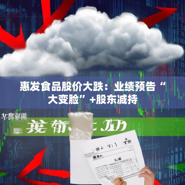 惠发食品股价大跌：业绩预告“大变脸”+股东减持