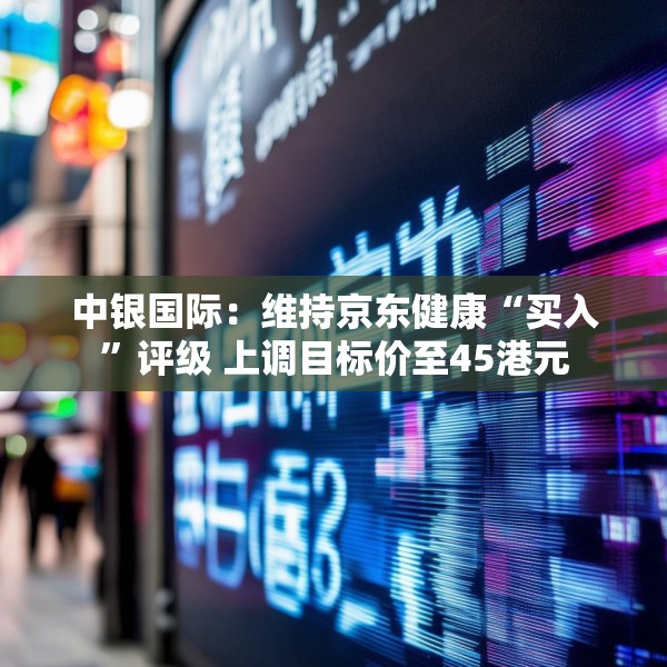 中银国际：维持京东健康“买入”评级 上调目标价至45港元