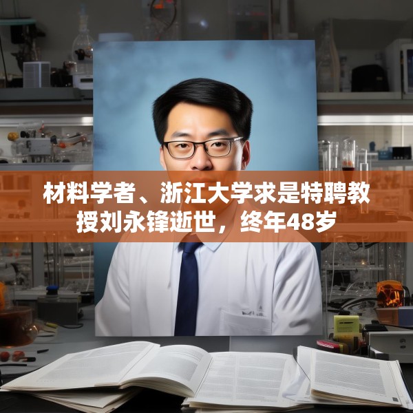 材料学者、浙江大学求是特聘教授刘永锋逝世，终年48岁
