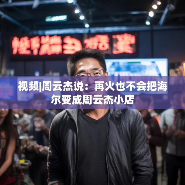 视频|周云杰说：再火也不会把海尔变成周云杰小店