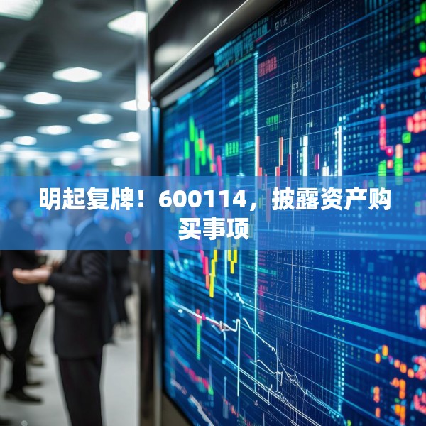 明起复牌！600114，披露资产购买事项