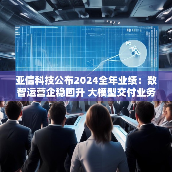 亚信科技公布2024全年业绩：数智运营企稳回升 大模型交付业务起势