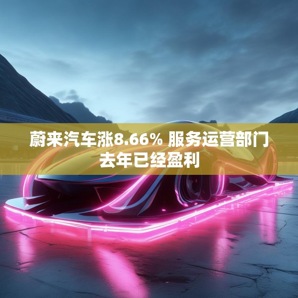 蔚来汽车涨8.66% 服务运营部门去年已经盈利