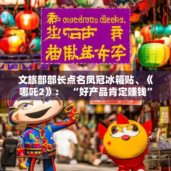 文旅部部长点名凤冠冰箱贴、《哪吒2》：  “好产品肯定赚钱”