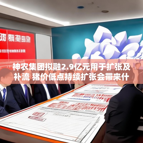 神农集团拟融2.9亿元用于扩张及补流 猪价低点持续扩张会带来什么？
