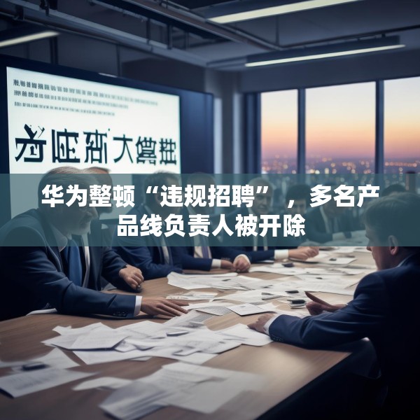 华为整顿“违规招聘” ，多名产品线负责人被开除