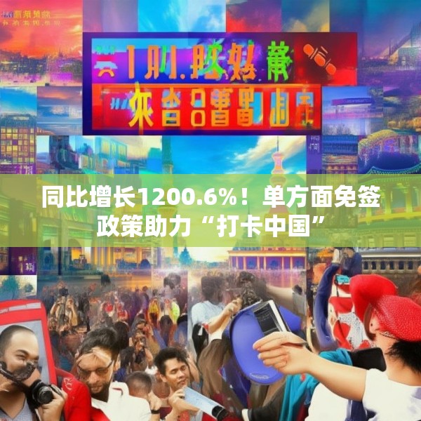同比增长1200.6%！单方面免签政策助力“打卡中国”