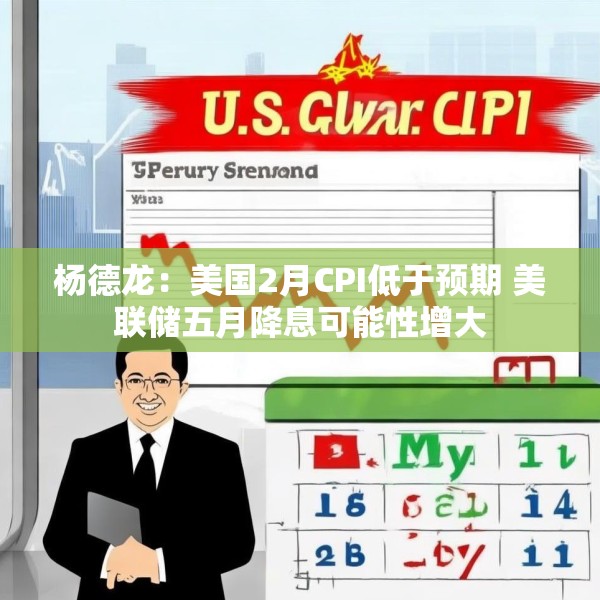 杨德龙：美国2月CPI低于预期 美联储五月降息可能性增大