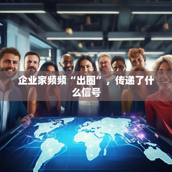 企业家频频“出圈”，传递了什么信号