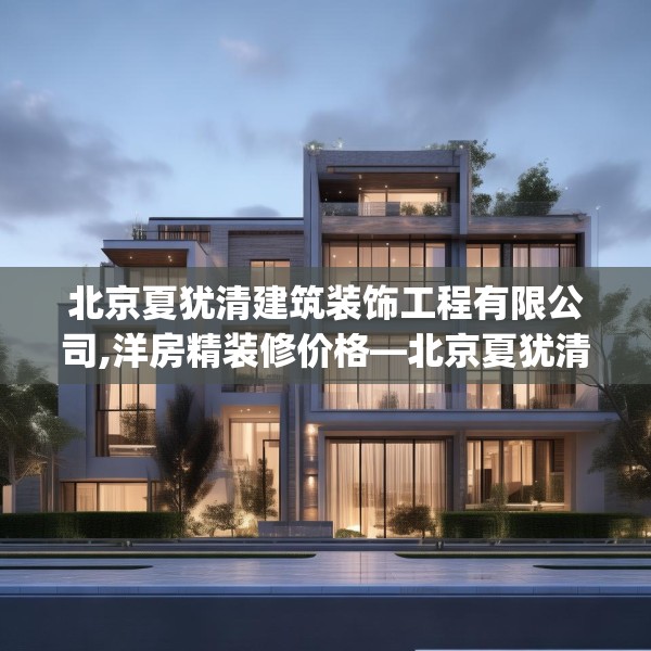 北京夏犹清建筑装饰工程有限公司,洋房精装修价格—北京夏犹清建筑装饰工程有限公司467.a343b344c347fgy.354bnbn