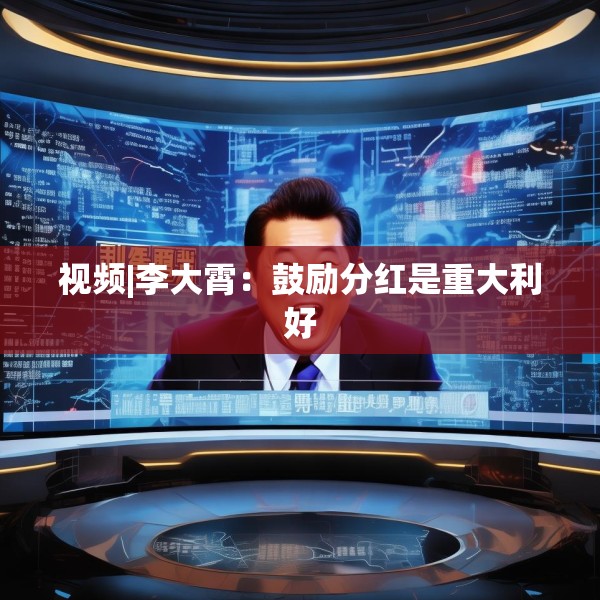 视频|李大霄：鼓励分红是重大利好