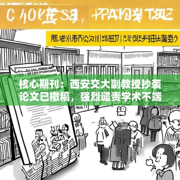 核心期刊：西安交大副教授抄袭论文已撤稿，强烈谴责学术不端