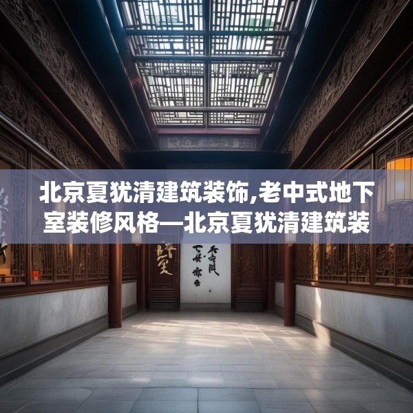 北京夏犹清建筑装饰,老中式地下室装修风格—北京夏犹清建筑装饰261.a137b138c141fgy.148fghfd