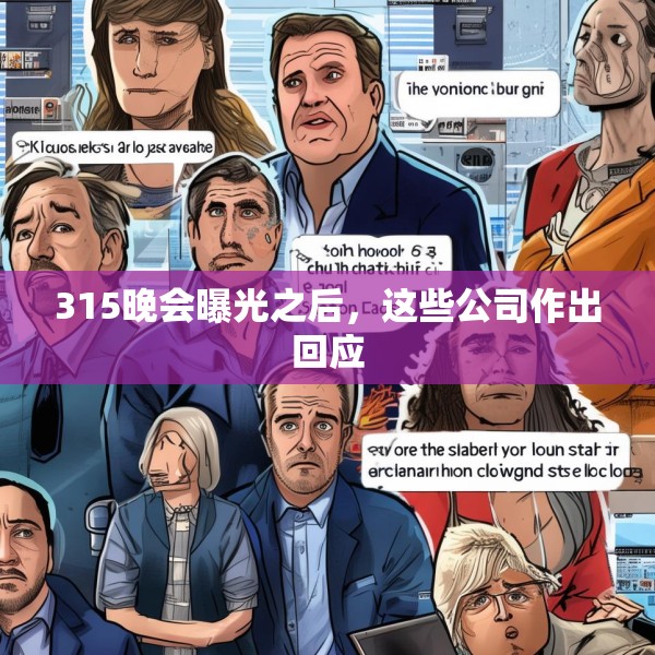 315晚会曝光之后，这些公司作出回应