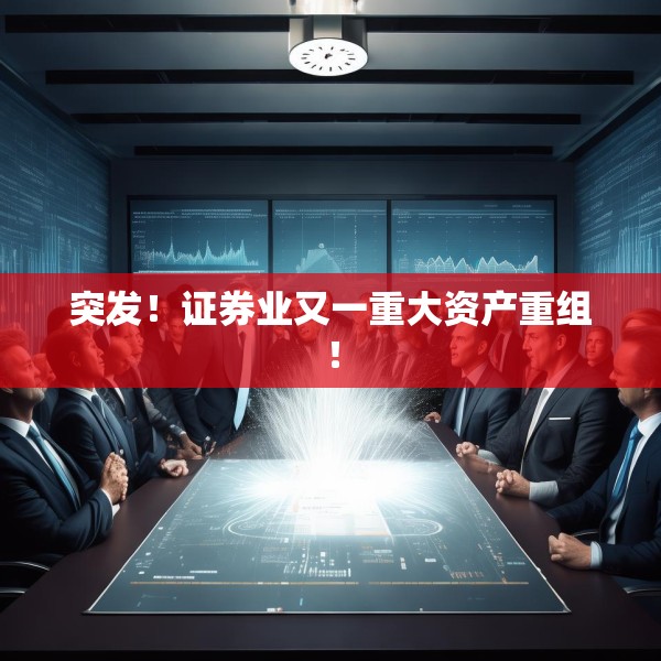 突发！证券业又一重大资产重组！