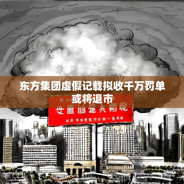 东方集团虚假记载拟收千万罚单或将退市