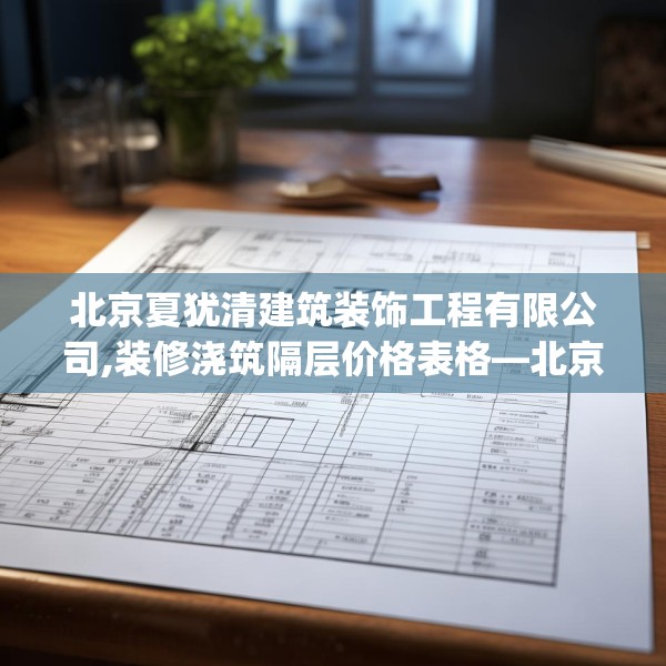 北京夏犹清建筑装饰工程有限公司,装修浇筑隔层价格表格—北京夏犹清建筑装饰工程有限公司607.a483b484c487fgy.494poiy
