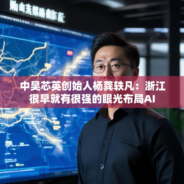 中昊芯英创始人杨龚轶凡：浙江很早就有很强的眼光布局AI