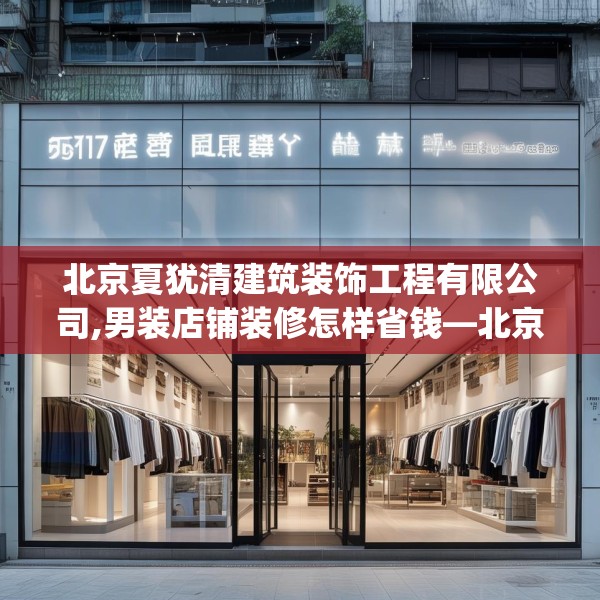 北京夏犹清建筑装饰工程有限公司,男装店铺装修怎样省钱—北京夏犹清建筑装饰工程有限公司517.a393b394c397fgy.404poiy