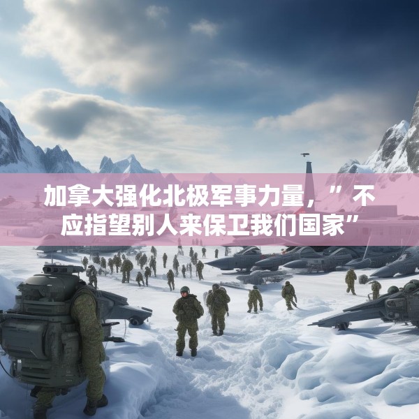 加拿大强化北极军事力量，”不应指望别人来保卫我们国家”