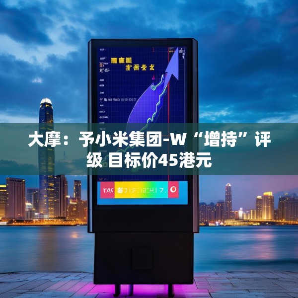 大摩：予小米集团-W“增持”评级 目标价45港元