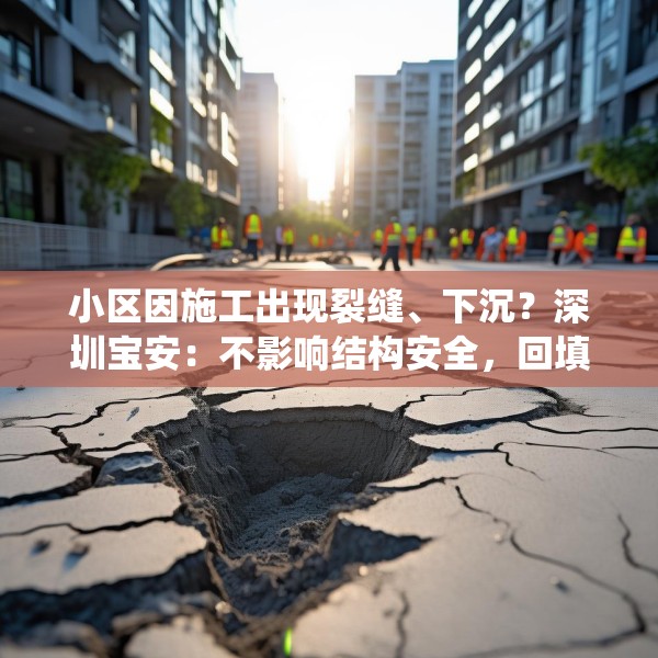 小区因施工出现裂缝、下沉？深圳宝安：不影响结构安全，回填后统一修复