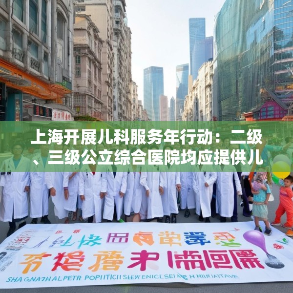 上海开展儿科服务年行动：二级、三级公立综合医院均应提供儿科服务