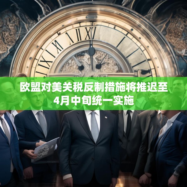 欧盟对美关税反制措施将推迟至4月中旬统一实施