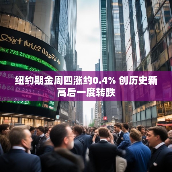 纽约期金周四涨约0.4% 创历史新高后一度转跌