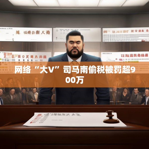 网络“大V”司马南偷税被罚超900万
