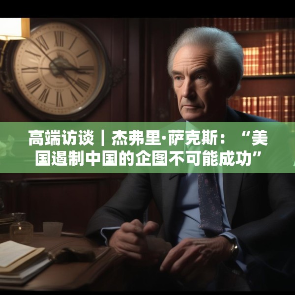 高端访谈｜杰弗里·萨克斯：“美国遏制中国的企图不可能成功”