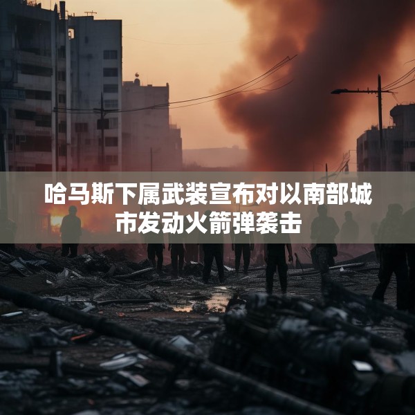 哈马斯下属武装宣布对以南部城市发动火箭弹袭击