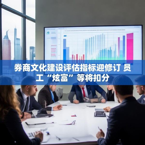 券商文化建设评估指标迎修订 员工“炫富”等将扣分