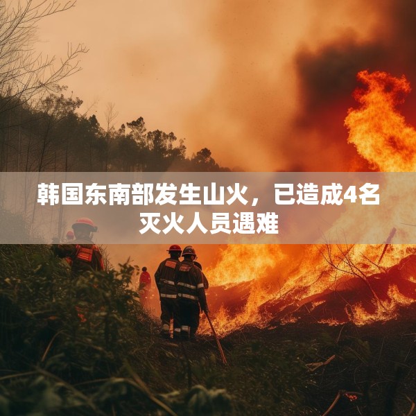 韩国东南部发生山火，已造成4名灭火人员遇难