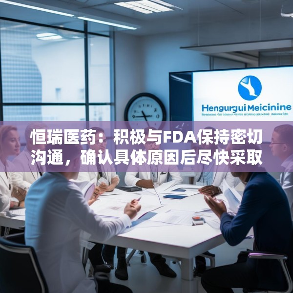 恒瑞医药：积极与FDA保持密切沟通，确认具体原因后尽快采取措施并重新提交申请