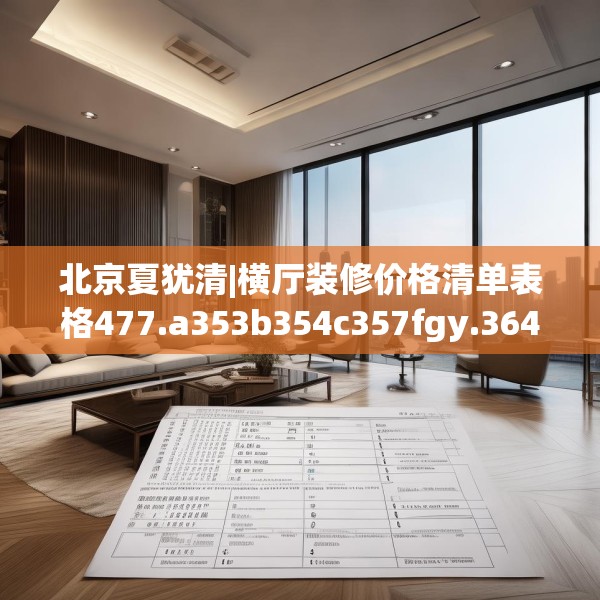 北京夏犹清|横厅装修价格清单表格477.a353b354c357fgy.364fghfd