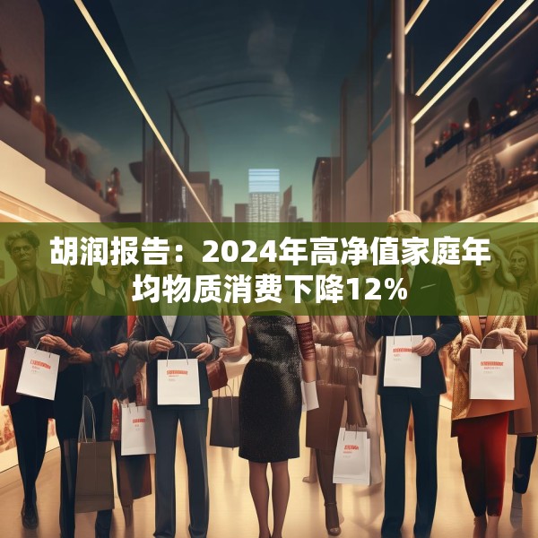 胡润报告：2024年高净值家庭年均物质消费下降12%