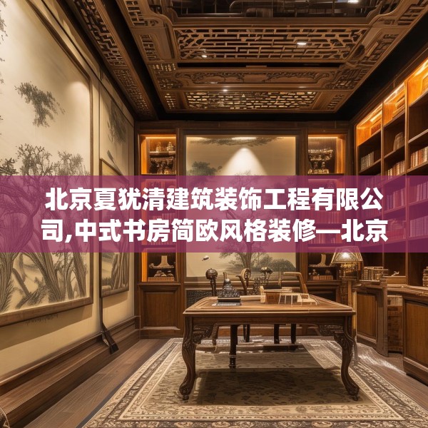 北京夏犹清建筑装饰工程有限公司,中式书房简欧风格装修—北京夏犹清建筑装饰工程有限公司454.a330b331c334fgy.341htyj