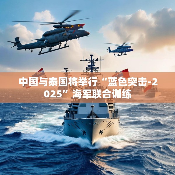 中国与泰国将举行“蓝色突击-2025”海军联合训练