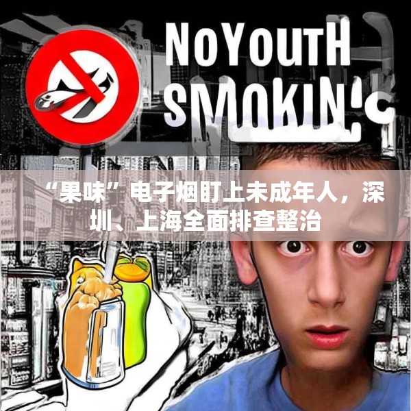 “果味”电子烟盯上未成年人，深圳、上海全面排查整治