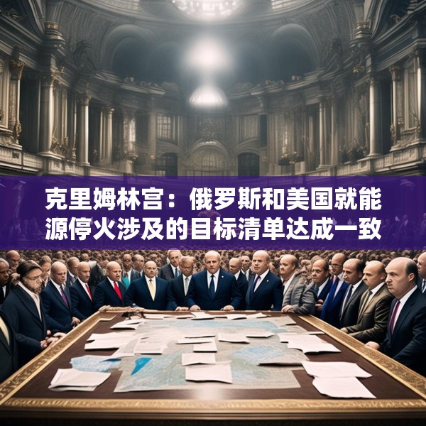 克里姆林宫：俄罗斯和美国就能源停火涉及的目标清单达成一致