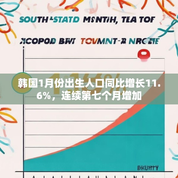 韩国1月份出生人口同比增长11.6%，连续第七个月增加