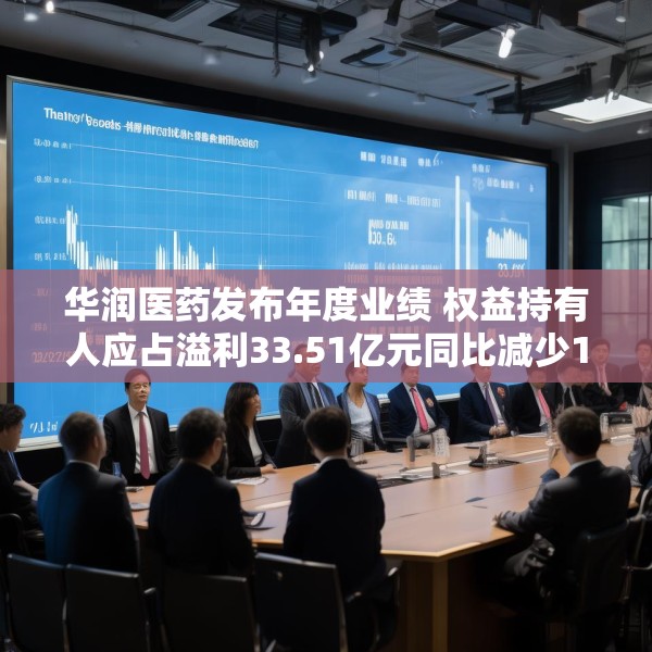 华润医药发布年度业绩 权益持有人应占溢利33.51亿元同比减少13.06%