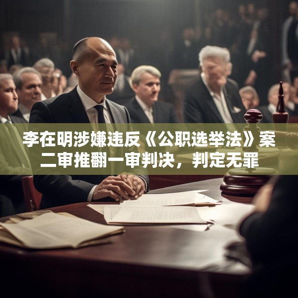 李在明涉嫌违反《公职选举法》案二审推翻一审判决，判定无罪