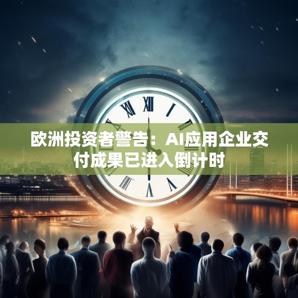 欧洲投资者警告：AI应用企业交付成果已进入倒计时