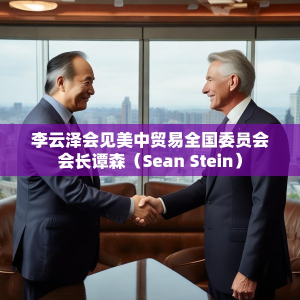 李云泽会见美中贸易全国委员会会长谭森（Sean Stein）