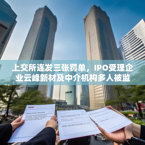 上交所连发三张罚单，IPO受理企业云峰新材及中介机构多人被监管警示