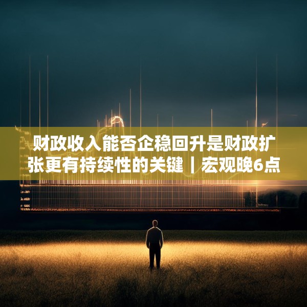 财政收入能否企稳回升是财政扩张更有持续性的关键｜宏观晚6点
