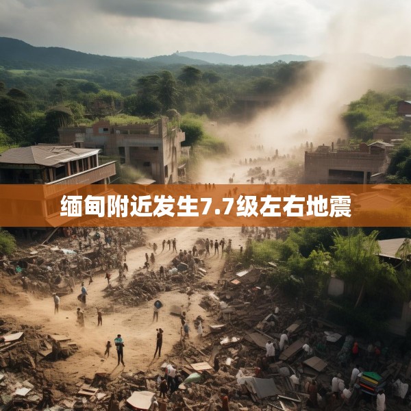 缅甸附近发生7.7级左右地震
